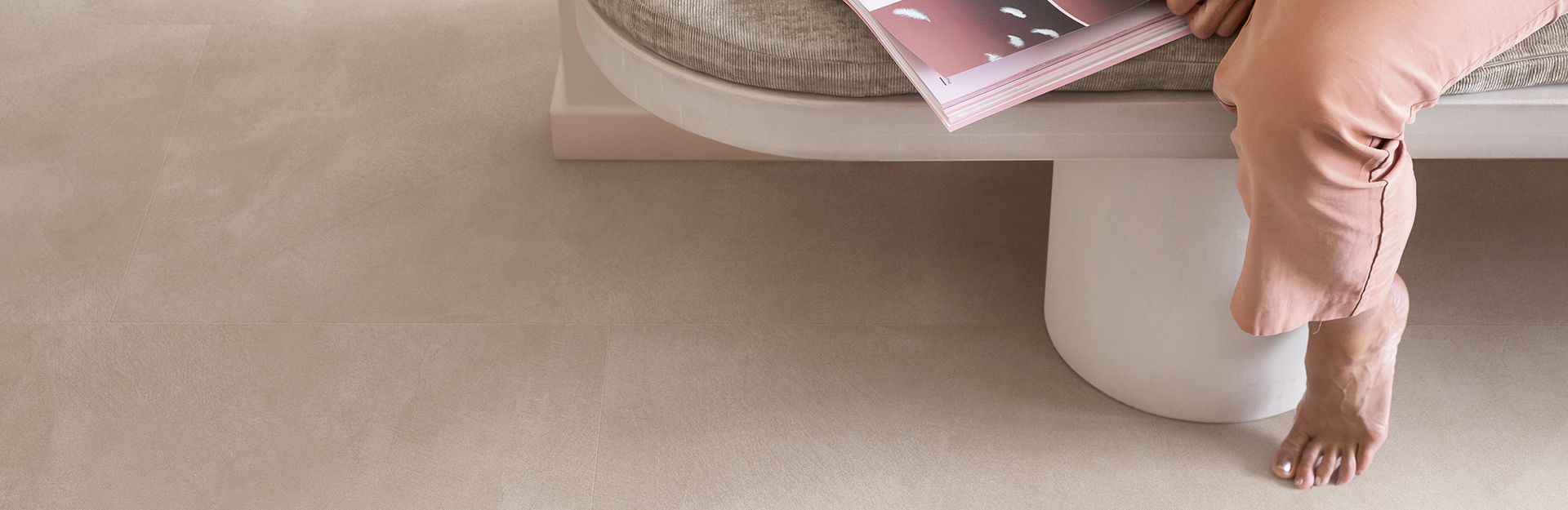 Quick-Step Illume vinyl carpet look
